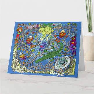 Crush design, on a greeting card. card