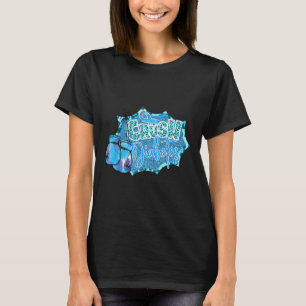 Crush Diabetes Blue Boxing Gloves Diabetes Awarene T-Shirt