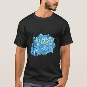 Crush Diabetes Blue Boxing Gloves Diabetes Awarene T-Shirt