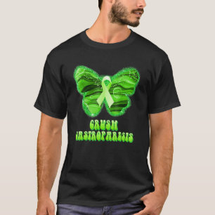 Crush Gastroparesis Butterfly Purple Ribbon Suppor T-Shirt
