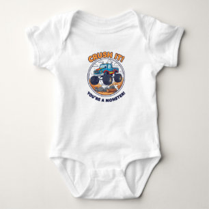 Crush It! You're A Monster! Baby Bodysuit