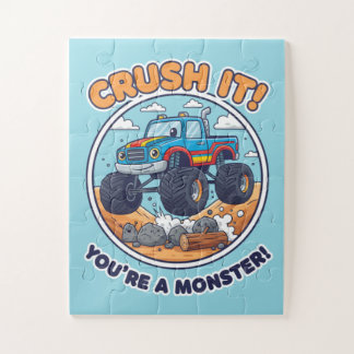Crush It! You're A Monster! - Epic Cartoon Monster Jigsaw Puzzle