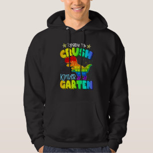 Crush Kindergarten Dinosaur Pop It Fidget Back To  Hoodie