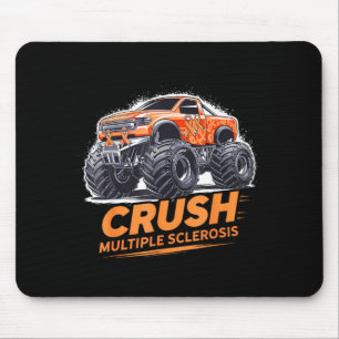 Crush Multiple Sclerosis Awareness Monster Truck Mouse Pad