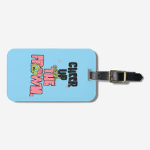 CRUSH THE FROWN CHEER UP LUGGAGE TAG