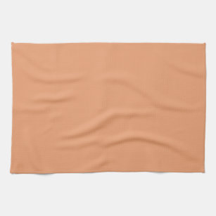 Crushed Apricots Solid  Kitchen Towel