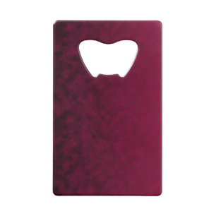 Crushed Bloom Credit Card Bottle Opener