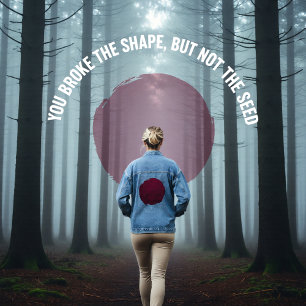 Crushed Bloom Denim Jacket