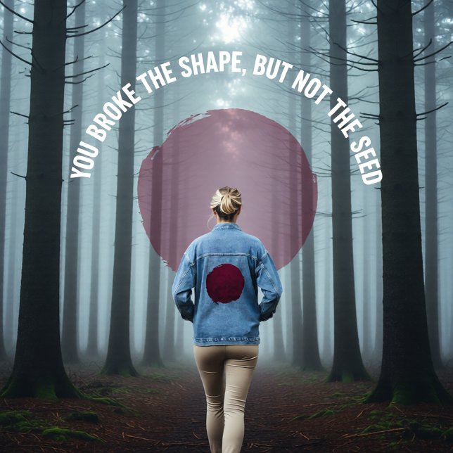 Crushed Bloom Denim Jacket (Creator Uploaded)