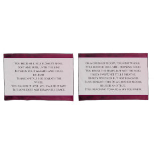 Crushed Bloom Pillowcase