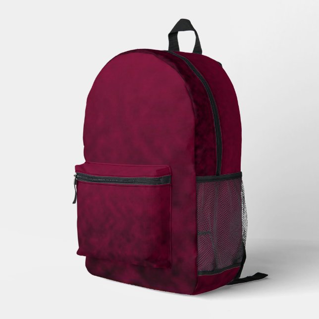 Crushed Bloom Printed Backpack (Back Corner Right)