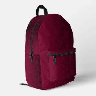 Crushed Bloom Printed Backpack