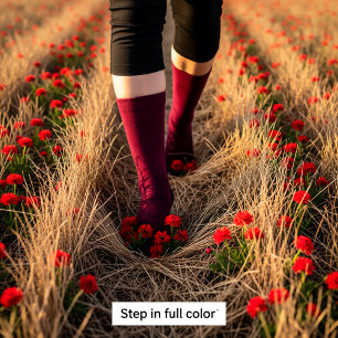 Crushed Bloom Socks