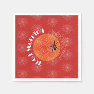 Crusher in the net with droplets like pearls napkin