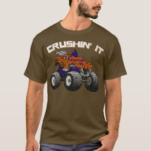 Crushin' Monster Truck Vintage Retro262 T-Shirt