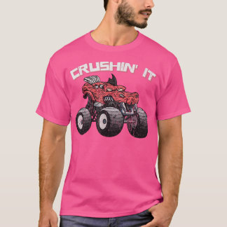 Crushin' Monster Truck Vintage Retro 268 T-Shirt