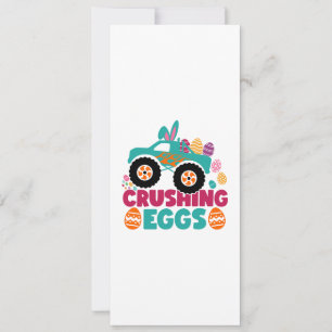 Crushing Eggs Funny Quote Happy Easter Sunday Egg Announcement