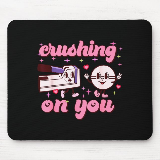 Crushing On You Peds Cu Rn Aid Rn Nurse Valentines Mouse Pad (Front)