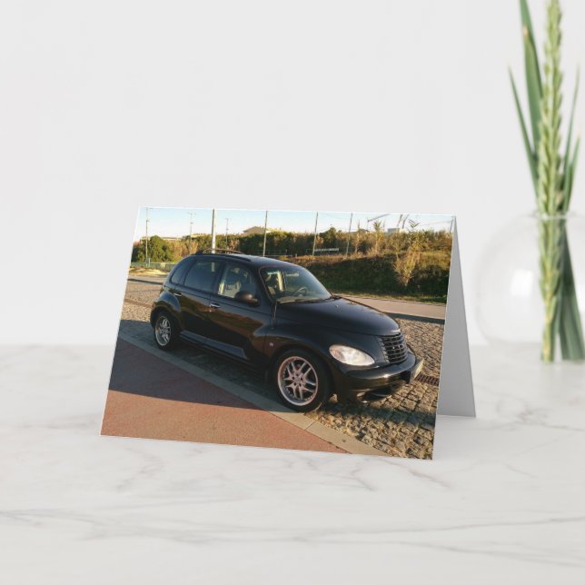 CRUSIN' THROUGH CRUISER CAR BIRTHDAY CARD FOR HIM (Front)