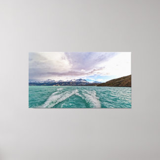 Crusing on Lago Argentino in Patagonia Canvas Print