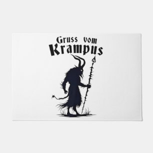 Cruss Vom Krampus Christmas Xmas Devil Spooky Doormat