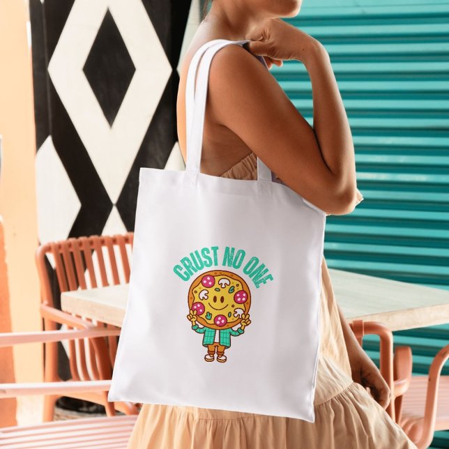  Crust No One – Sass & Slice Pizza  Tote Bag (Creator Uploaded)