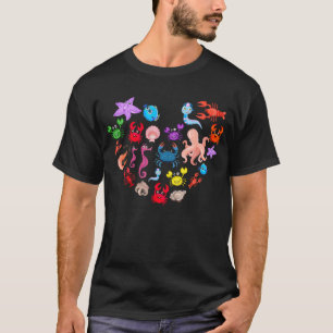 Crustacean Core Aesthetic Crustaceans Crab Lobster T-Shirt