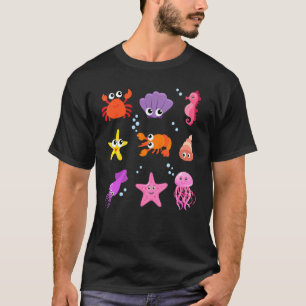 Crustacean Core Aesthetic Crustaceans Crab Lobster T-Shirt