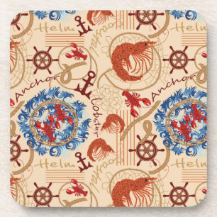 Crustacean core design coaster