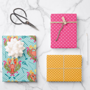 Crustacean Core Wrapping Paper Sheet