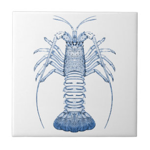 Crustaceans Ceramics ~ Rock Lobster Tile