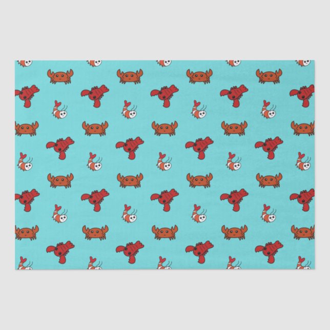 Crustaceans  tissue paper (Front)