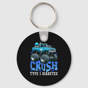 Cruype 1 Diabetes Awareness T1d Diabetic Monster T Keychain