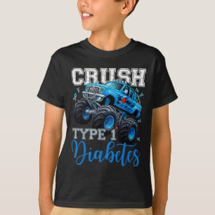 Cruype 1 Diabetes Awareness Warrior Monster Truck  T-Shirt
