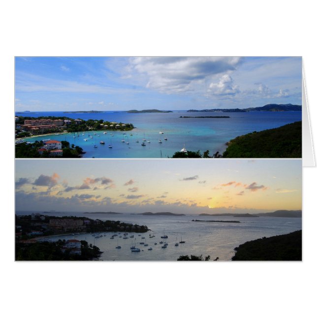 Cruz Bay Collage, St. John, îles Vierges américain (Devant horizontal)