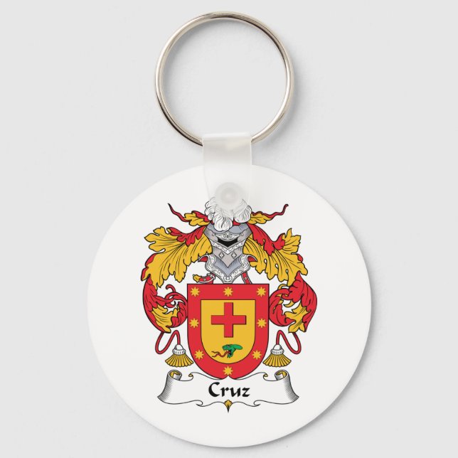 Cruz Family Crest Keychain (Front)