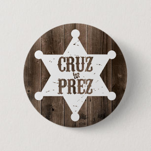 Cruz for Prez Star - Ted Cruz for President 2 Inch Round Button