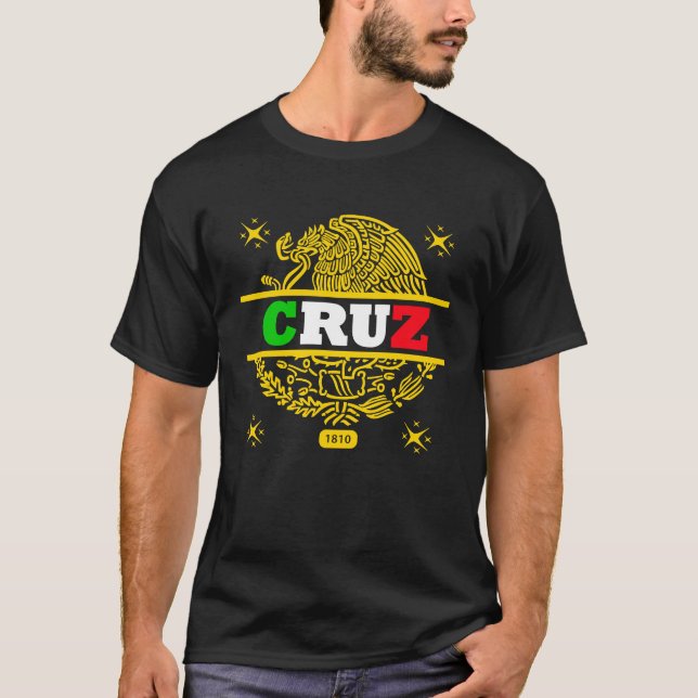 CRUZ MEXICO GOLD T-Shirt (Front)