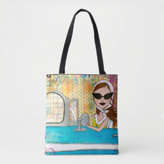 Cruz'in Little Girly Tote Bag
