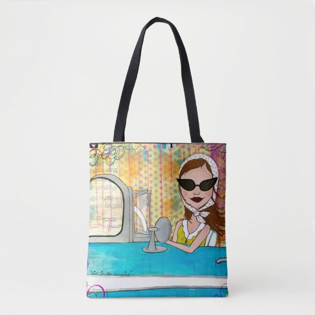 Cruz'in Little Girly Tote Bag (Front)