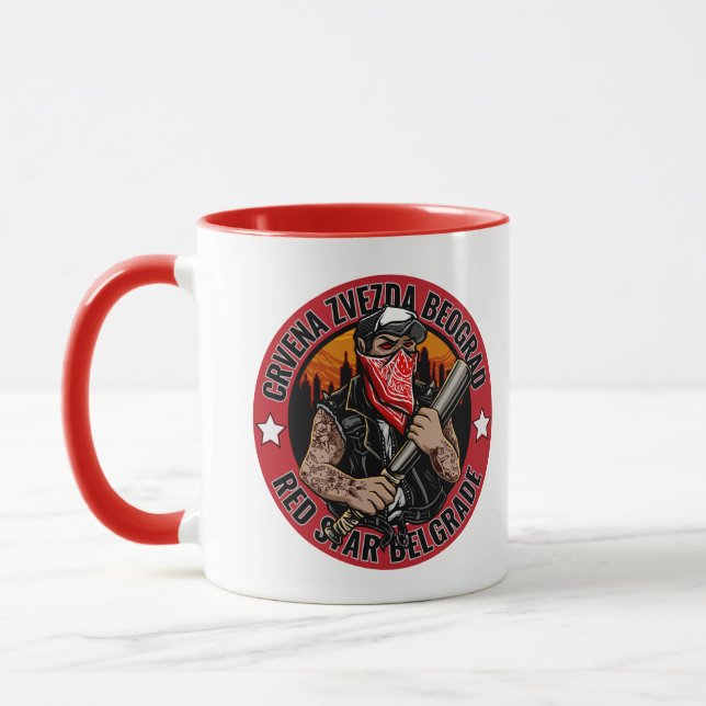 Crvena Zvezda Beograd / Red Star Belgrade  Mug (Left)