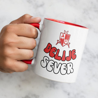 Crveno Beli Delije Sever Navijaci Crvene Zvezde Mug