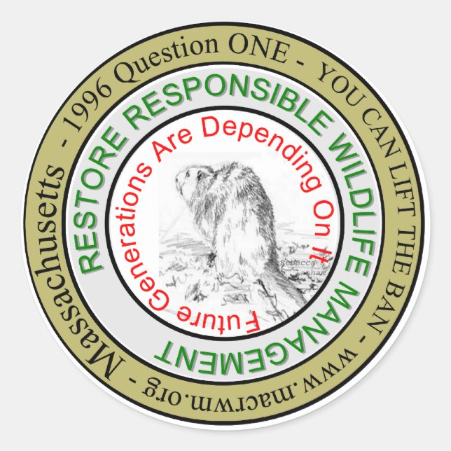 CRWM Round Sticker (Front)