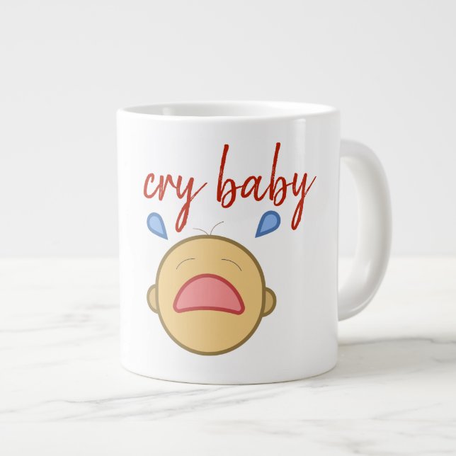 cry baby - Jumbo Mug (Front Right)
