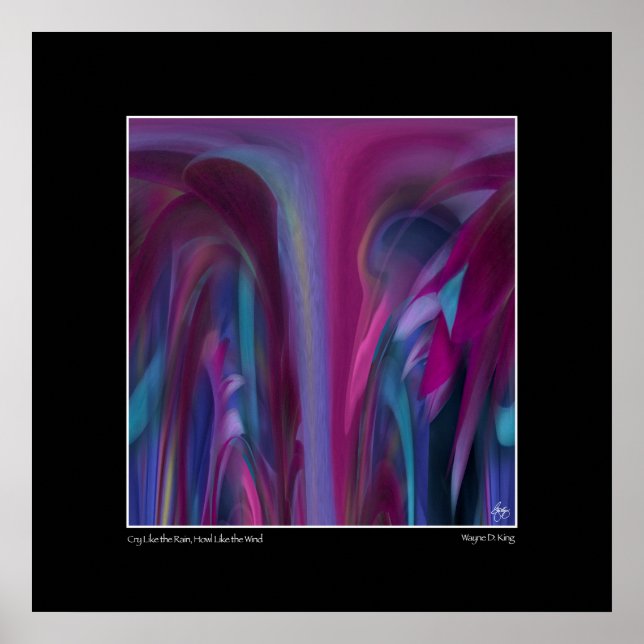 Cry Like the Rain, Howl Like the Wind Poster (Front)