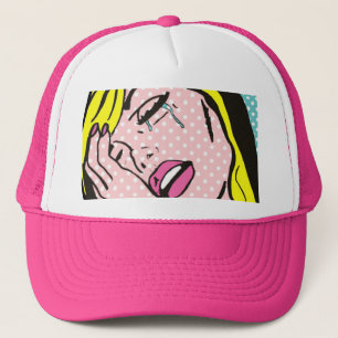 Cry Me a River Pop Art Trucker Hat