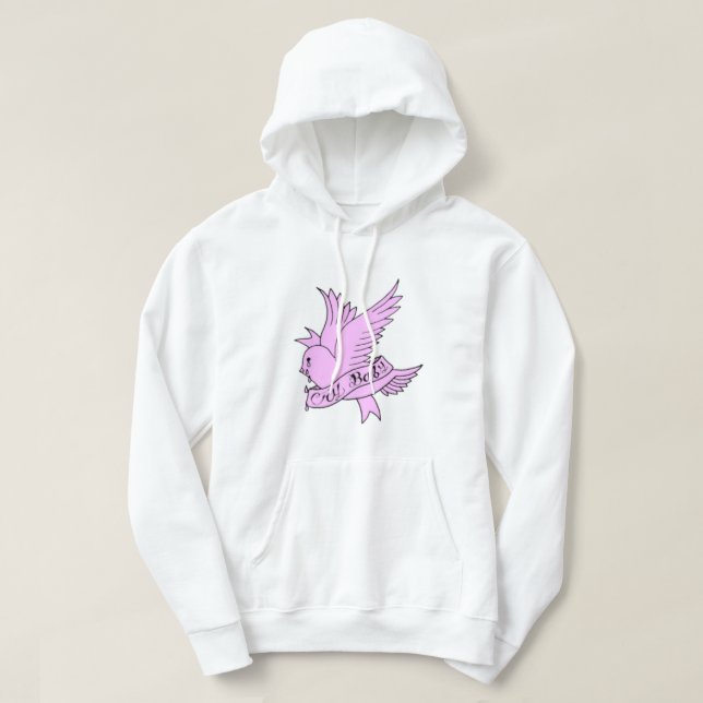 Crybaby Lil Peep pink Hoodie (Design Front)