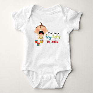 CryBaby One Piece Baby Bodysuit