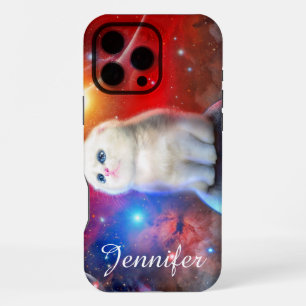 Crying cat in space iPhone 16 pro max case