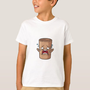 Crying Cinnamon Roll Funny Kids T-Shirt